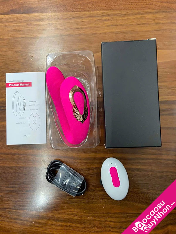 Máy massage điểm g âm đạo rung ngoáy 2 đầu, có dktx