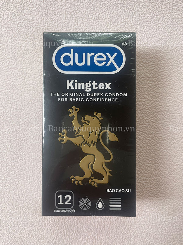 Bao cao su size nhỏ Durex Kingtex (Hộp 12 cái)