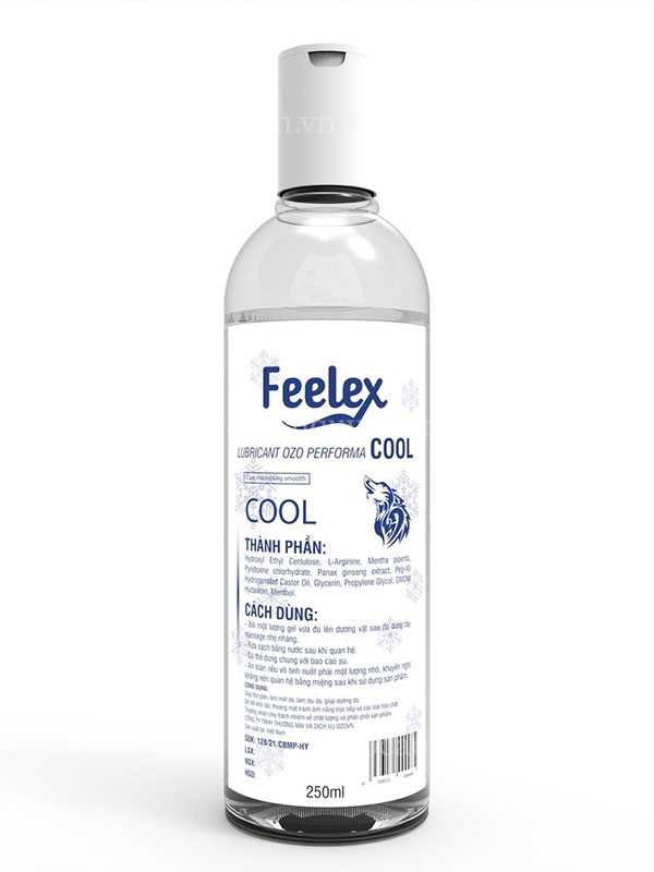 Alternative view of Gel bôi trơn Feelex Cool 250ml siêu mát lạnh