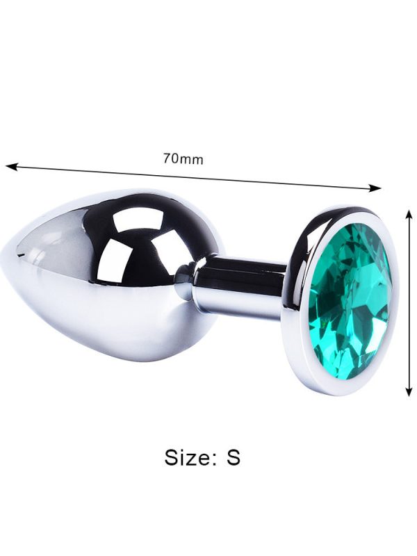 Alternative view of Phích cắm hậu môn inox đế tròn