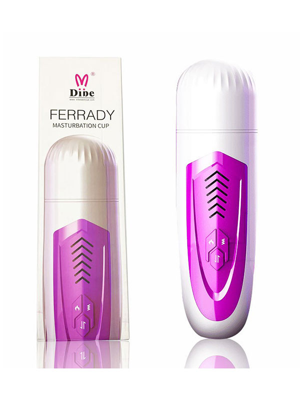 Âm đạo giả rung rên thụt tự động Dibe Ferrady, có toả nhiệt