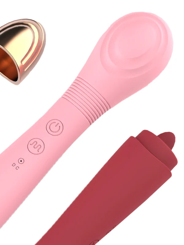 Alternative view of Chày rung massage Sagan Ares hai đầu có lưỡi liếm âm vật