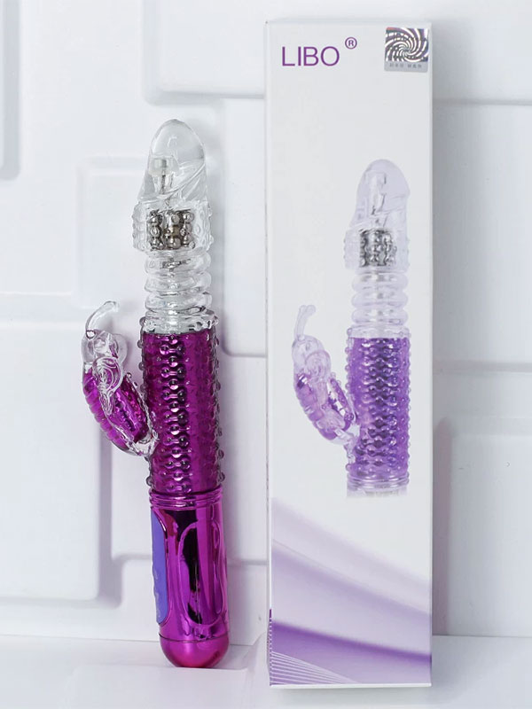 Dương vật giả đa năng Libo® rung thụt xoay bi, sạc pin