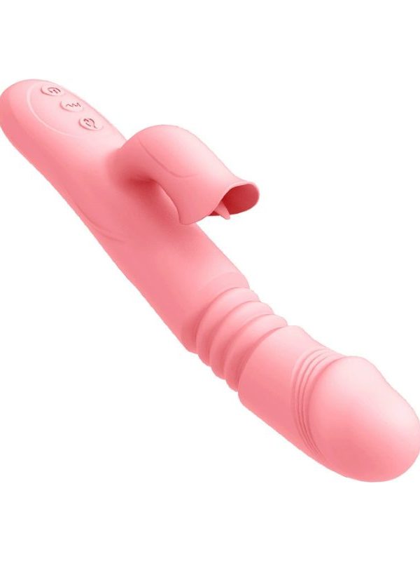 Alternative view of Dương vật giả Jiuai rung thụt lưỡi liếm 7 chế độ, có phát nhiệt