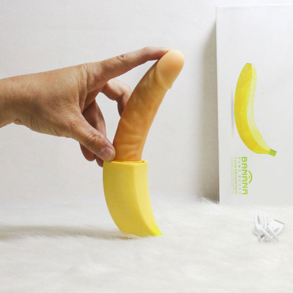 Alternative view of Dương vật giả trái chuối Moylan Banana rung 7 chế độ