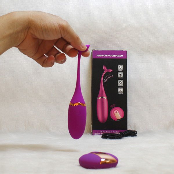 Alternative view of Trứng rung đuôi cá kích thích điểm g, điều khiển từ xa