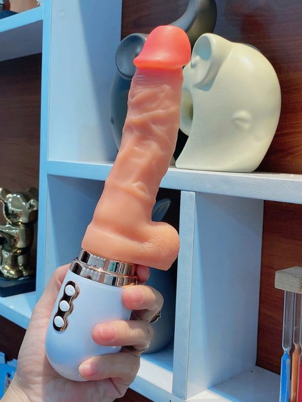 Alternative view of Dương vật giả gắn tường rung thụt ngoáy EXCITAT®, có điều khiển xa