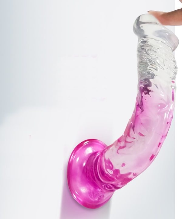 Alternative view of Dương vật giả silicon phối màu mềm dẻo - 20x3.5cm