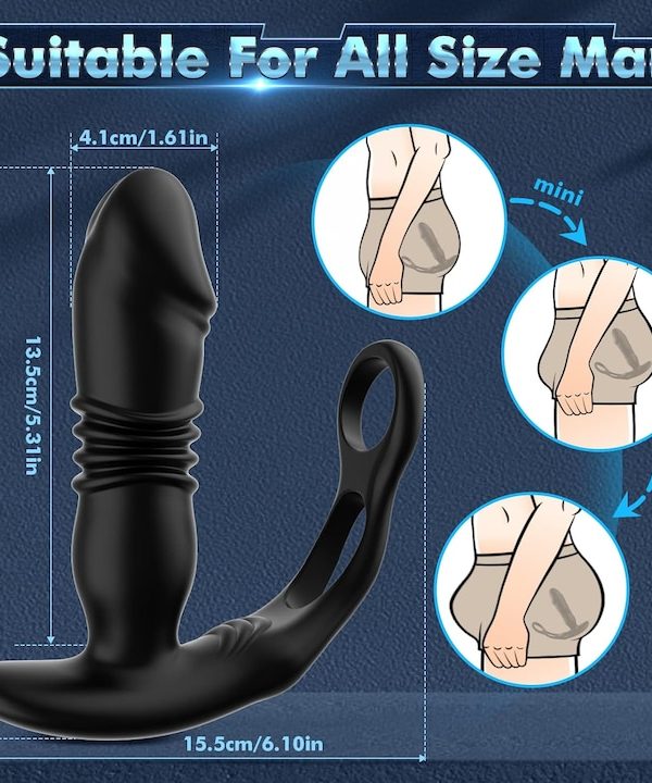 Alternative view of Trứng rung hậu môn cho nam 7 chế độ rung thụt, điều khiển từ xa