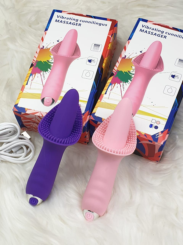 Lưỡi rung mát xa đầu gai siêu sướng Vibrating Cunnilingus