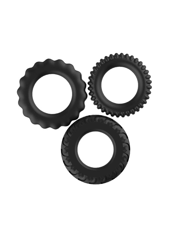 Bộ 3 vòng đeo silicon bánh xe Titan