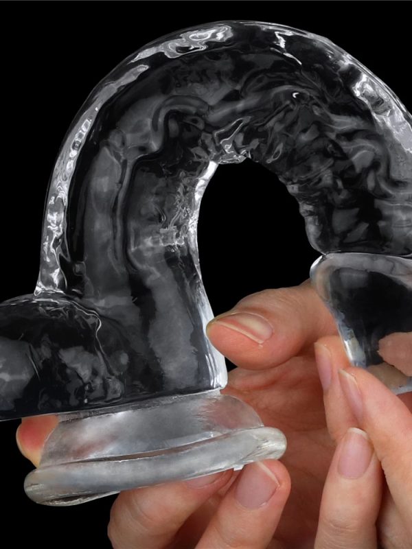 Alternative view of Dương vật giả silicon trong suốt Lovetoy Flawless Clear 7,5 inch