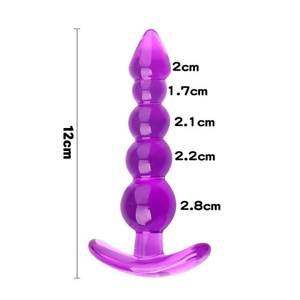 Alternative view of Nút cắm hậu môn 5 nấc mềm dẻo