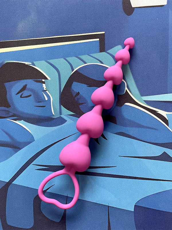 Que kích thích hậu môn khấc trái tim silicon